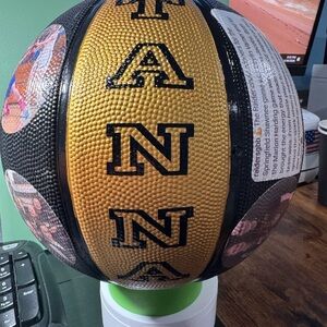 Custom Black and Gold Basketball